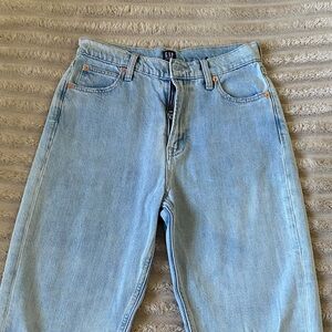 Gap mom jeans. Size 4/27. Light blue in color